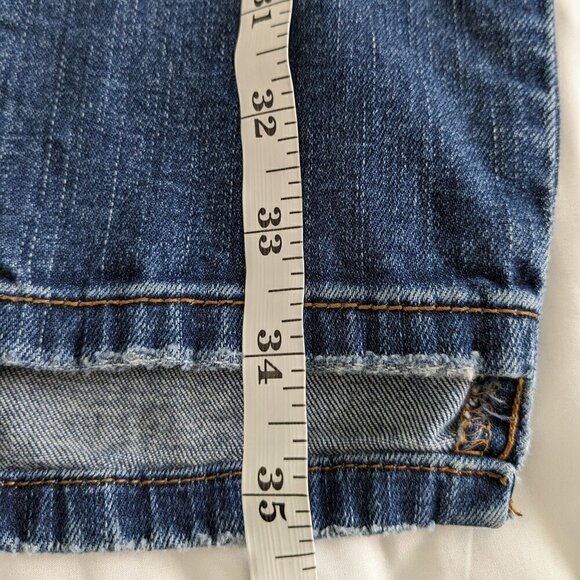 CELLO Sweet Escape Skinny Jeans High Rise Womens Size 7 Distressed High-Low Hem - Picture 16 of 16